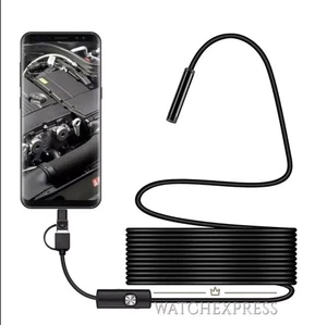 Endoscopio 3in1 USB-A micro type-C  Telecamera Endoscopica ispezione tubi motori - Foto 1 di 8