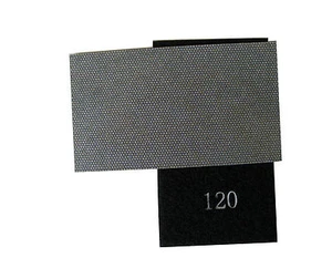 Diamond Hand Polishing Pad Strip 120 Grit, Hook and Loop Backed - Picture 1 of 1
