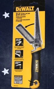 DeWalt DWHT20123 2-in-1 8TPI Stainless Steel Folding Jab Saw & Rasp Blade - Picture 1 of 3