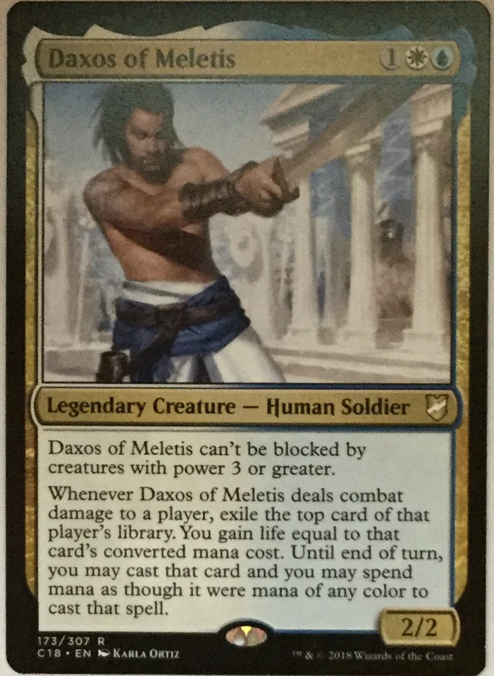 Daxos of Meletis Regular - 173/307,  MTG Commander 2018 - Image 1 of 1