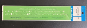 Archer Lettering Guide Template Radio Shack Tandy Cat No. 276-183 USA NEW Sealed - Picture 1 of 6