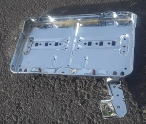 Chrome Plated Mercedes w123 Battery Tray 240 D 300 C D T - Picture 1 of 2