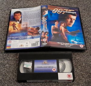 THE WORLD IS NOT ENOUGH JAMES BOND 007 BROSNAN BIG BOX EX RENTAL PAL VHS VIDEO