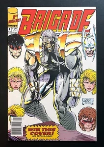 Brigade #1 Hi-Grade Rare Newsstand UPC Rob Liefeld Cover Image Comics 1992 - Picture 1 of 2