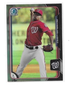 2015 Bowman Chrome Draft Black Asia Refractors #168 Reynaldo Lopez - Picture 1 of 1