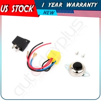 Relé de bocina de 4 pines 30A 12 V y enchufe e interruptor de bocina momentáneo Kit de cableado de bocina de aire Foto 1 de 4