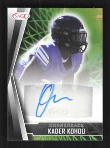 Kader Kohou 2022 SAGE Autographs Black Auto #A-KK - Picture 1 of 2