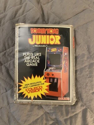 Donkey Kong Junior (Colecovision, 1983 with Manual & Box) - Brand New! - Image 1 of 4