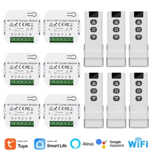 WiFi Funk Rolladensteuerung Nachrüstset Vorhang Schalter RF Fernbedienung 433mhz - Picture 1 of 27