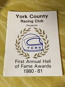 Vintage York County Racing Club Hall of Fame Awards Programs 1980 - 1981 First - Imagen 1 de 2