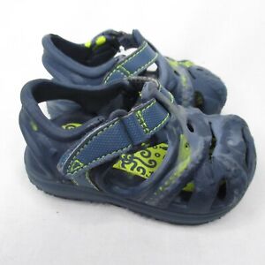 Stride Rite 4 Infant Babies Blue Sport Sandals Waterproof