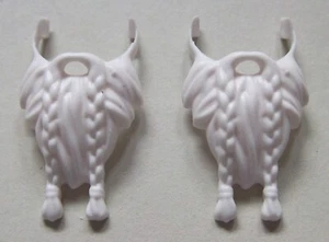 02745, Bart, Vollbart, Zöpfe, Zwerg, weiss - Picture 1 of 4