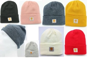 HG Casquette D'Hiver Unisexe En Tricot Beanie Watch Rib - Picture 1 of 11