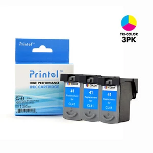 Printel Compatible Inkjet Cartridge Replacement for Canon CL-41 Tricolor 3 Pack - Picture 1 of 5