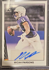 2021 Micah Parsons Leaf Memories College XRC Black SSP Auto 5/10 #BA-MP2