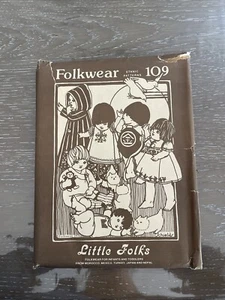 Folk Wear 109 Little Folks Sewing Patterns,Variety For Children Size Infant-Four - Picture 1 of 4