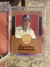 2001 Upper Deck Legends Tony Gwynn Legendary Lumber Auto Game Used Bat