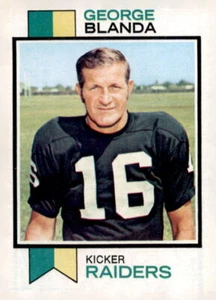 1973 Topps #25 George Blanda - Bild 1 von 2