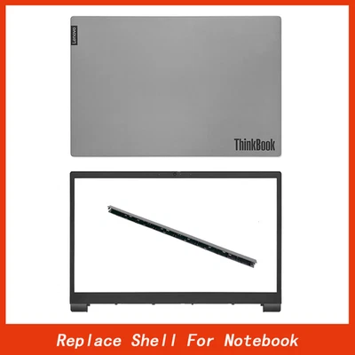 For Lenovo ThinkBook 15-IIL 15-IML LCD Rear Top Lid Back Cover Hinge Cover Bezel - Image 1 of 4
