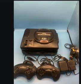 Sega Genesis & RARE SEGA CD Model 1 Tested Working  w/ Hookups