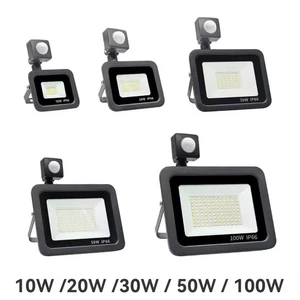 IR Motion Sensor Outdoor Led Spotlight IP66 Waterproof Garden Lighting Lights - Picture 1 of 18