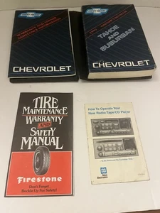 Chevrolet Chevy Tahoe y Suburban 1995 manual del propietario en cubierta de vinilo - Imagen 1 de 5