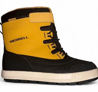 Botas Merrell Invierno Nieve Tormenta 200gr Aislamiento Impermeables Niños Talla 4 Cuero Foto 1 de 4