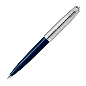 PARKER Ballpoint pen PARKER51 51 Core Line nib:Medium midnight blue CT gift box - Picture 1 of 8