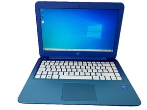 HP laptop Stream 13 Intel Celeron N2840 32GB SSD 2GB RAM Windows 10 Home - Picture 1 of 21