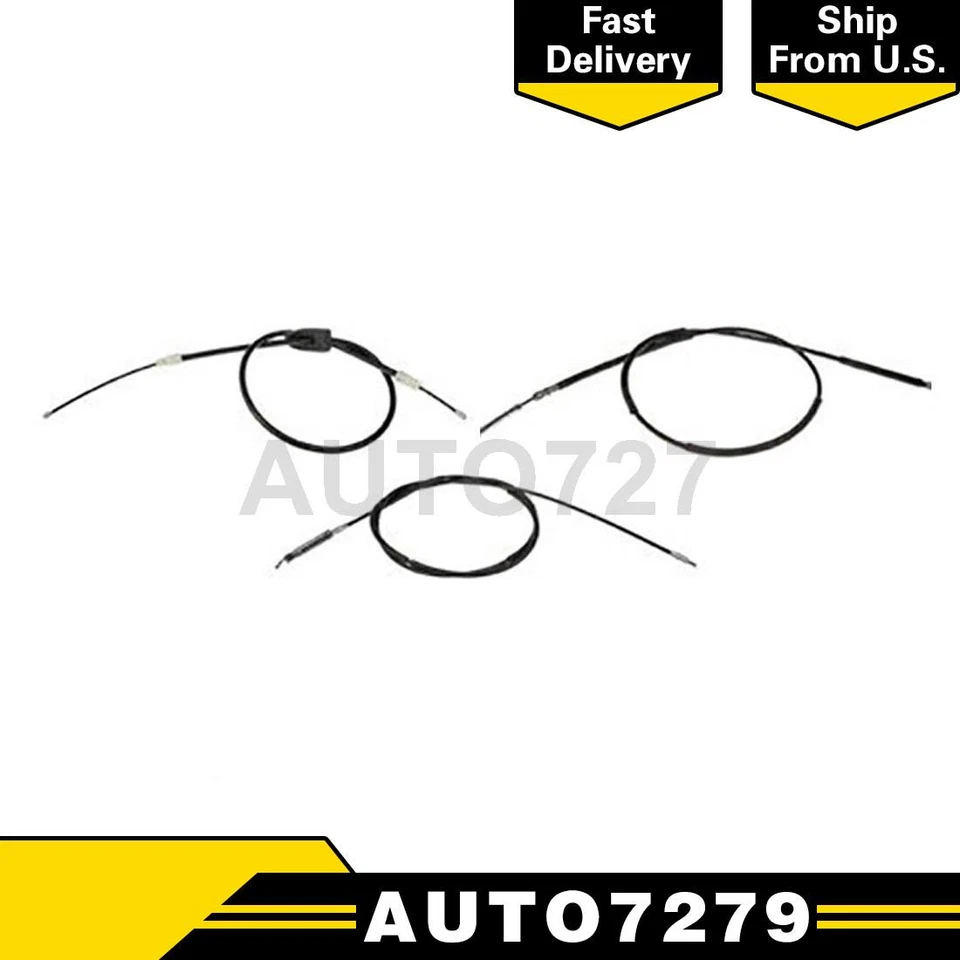 Dorman First Stop Front Rear 3PCS Parking Brake Cable For Ram 2500 2011 2012 - Image 1 of 4