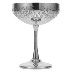 Eisbecher, Kelch, Dessertbecher, Joghurt-Servierbecher, Weinbecher aus Edelstahl - Bild 1 von 12
