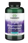 Triple Magnesiumm Complex Capsules 400mg 30/100/300 Swanson Muscle & bone health