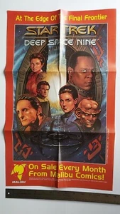 Star Trek Deep Space Nine Retailer Promo Poster / 1993 / Malibu / 23x44 / VF/NM - Picture 1 of 1