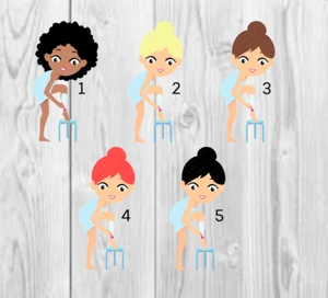 Shave Legs, Hair Removal Girl Planner Stickers- Perfect For Any Planner - Picture 1 of 1