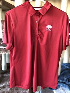 Cutter & Buck Women’s Golf Polo Shirt from Mission Hills CC - red - size XL