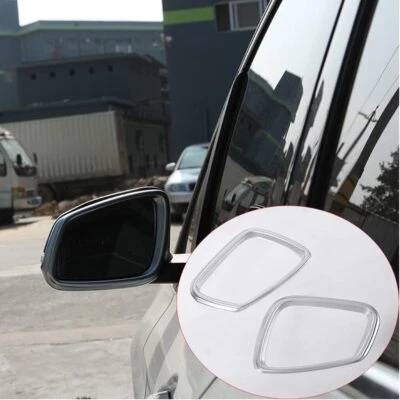 Cubierta de marco de espejo retrovisor lateral cromado ABS para BMW X1 F48 X2 F39 2017-2021 Foto 1 de 4