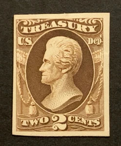 Travelstamps: US Stamps Scott #O73p4, 2 Cent Proof on Card NGAI NH - Picture 1 of 5