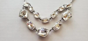 Touchstone (Crystallized) by Swarovski Stand Out Double Strand Necklace   NEW - Picture 1 of 4