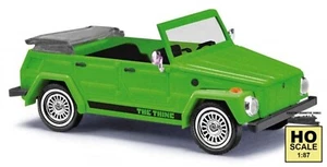 Busch 52722 HO VW 181 The Thing Courier Van, Neon Green - Picture 1 of 2