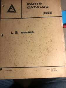 ALLIS CHALMERS L2 SERIES COMBINE PARTS CATALOG - Picture 1 of 1