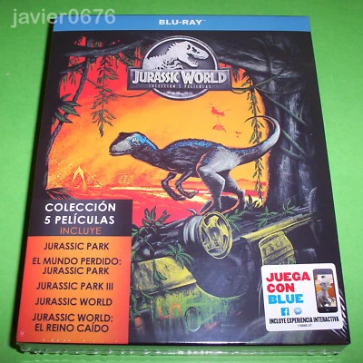 JURASSIC WORLD COLECCION 5 PELICULAS EN BLU-RAY PACK NUEVO Y PRECINTADO - Imagen 1 de 4