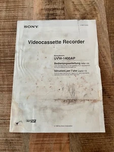 SONY UVW-1400AP User Manual - Bild 1 von 6