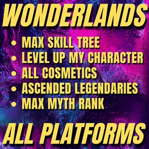 WONDERLANDS - Legendaries - Cosmetics - Myth Rank & More - PS5/PS4/XBOX/PC - Picture 1 of 12