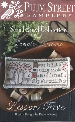 Plum Street Samplers - LE Serial Bowl Collection Thread & Trim Pack Lesson Five - Image 1 of 2