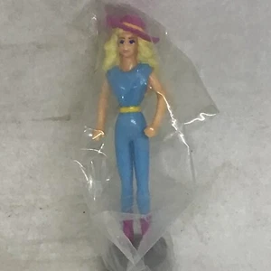 Vintage 1990 Barbie Applause Pvc Cake Topper 3” Boots & Hat Barbie - Picture 1 of 5