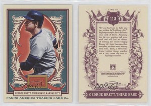 2013 Panini Golden Age George Brett #113 HOF