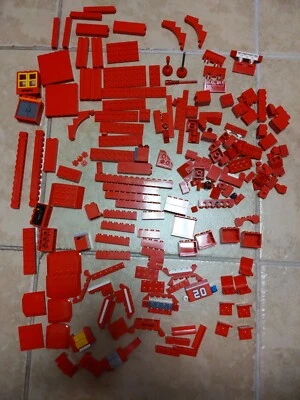 LEGO Red Bulk Lot 180 Bricks * Plates * Parts * Pieces * See Pictures* M2 - Image 1 of 4