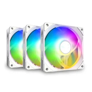 3 in 1 ARGB PC Case Fans Kit 3x120mm Fan 5V 3Pin Computer Cooling Fan Heatsink - Imagen 1 de 8