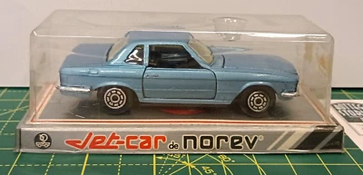 Mercedes 350 SL (metal blue) (Jet Car) Die cast Metal 1:43 Norev Vintage - Immagine 1 di 4