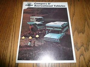 Brochure vendita camper e veicoli ricreativi Chevrolet 1969 - Foto 1 di 6